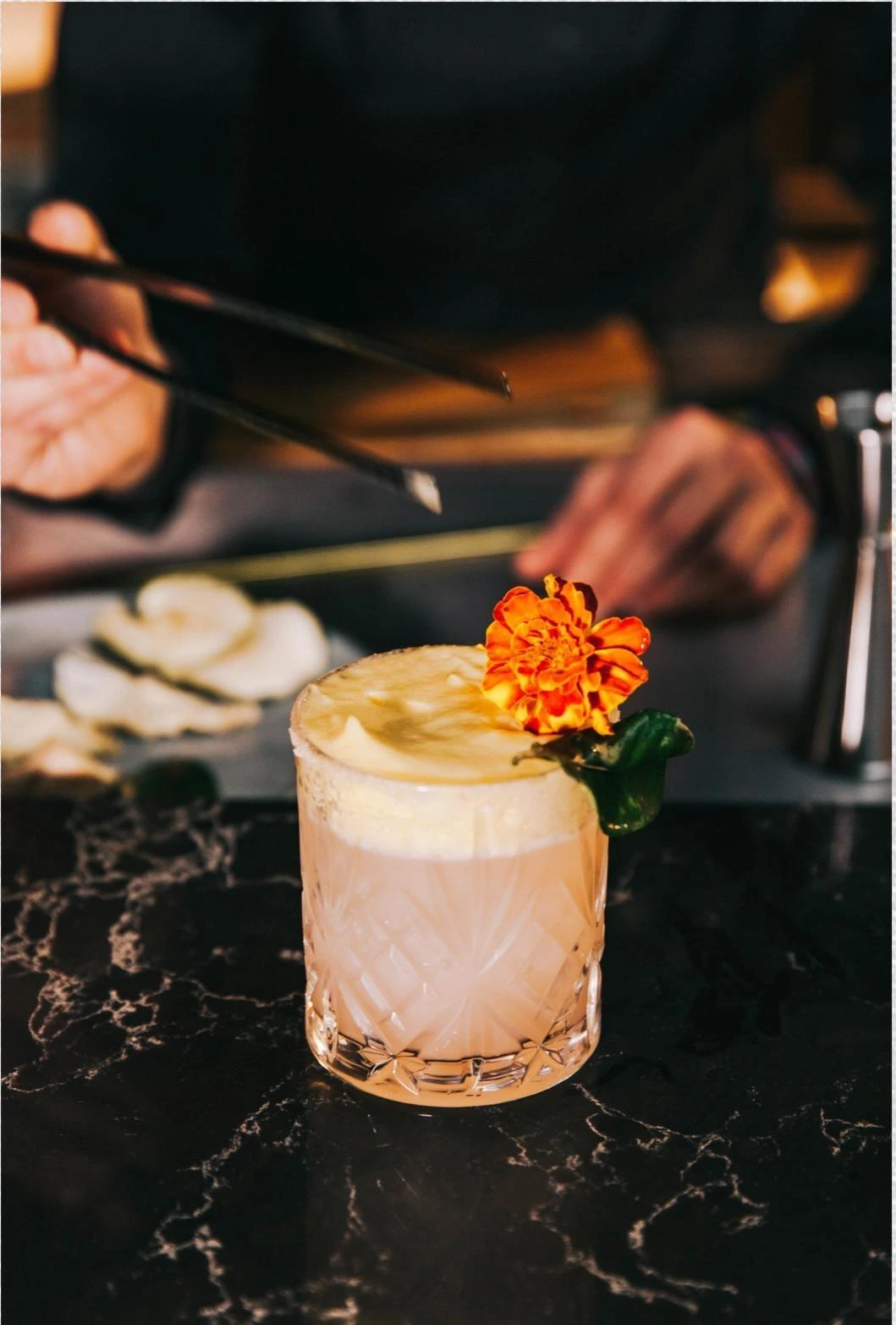 Cocktail personnalisé sans alcool avec une décoration raffinée par COCO